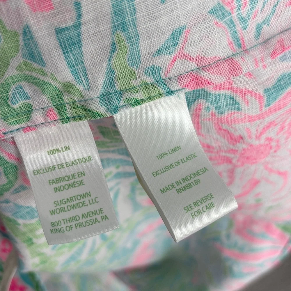Lilly Pulitzer Keating Linen Top